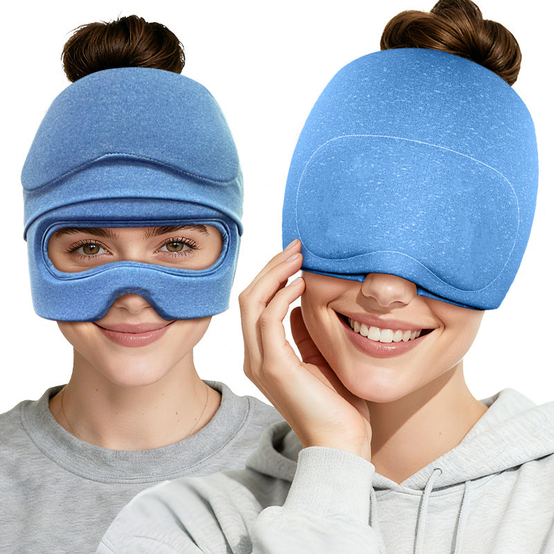 Reusable hot cold therapy eye mask