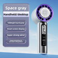 Portable Rechargeable Handheld Fan with Semiconductor Cooling