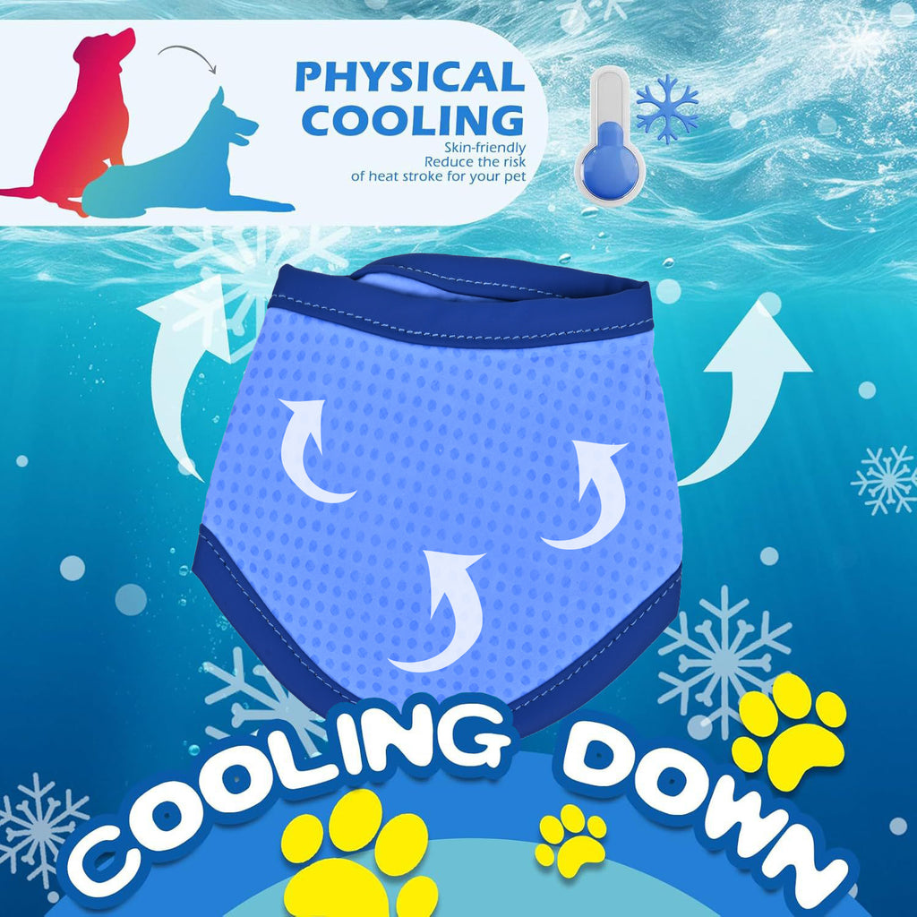 Pet Cooling Scarf Towel Summer Breathable