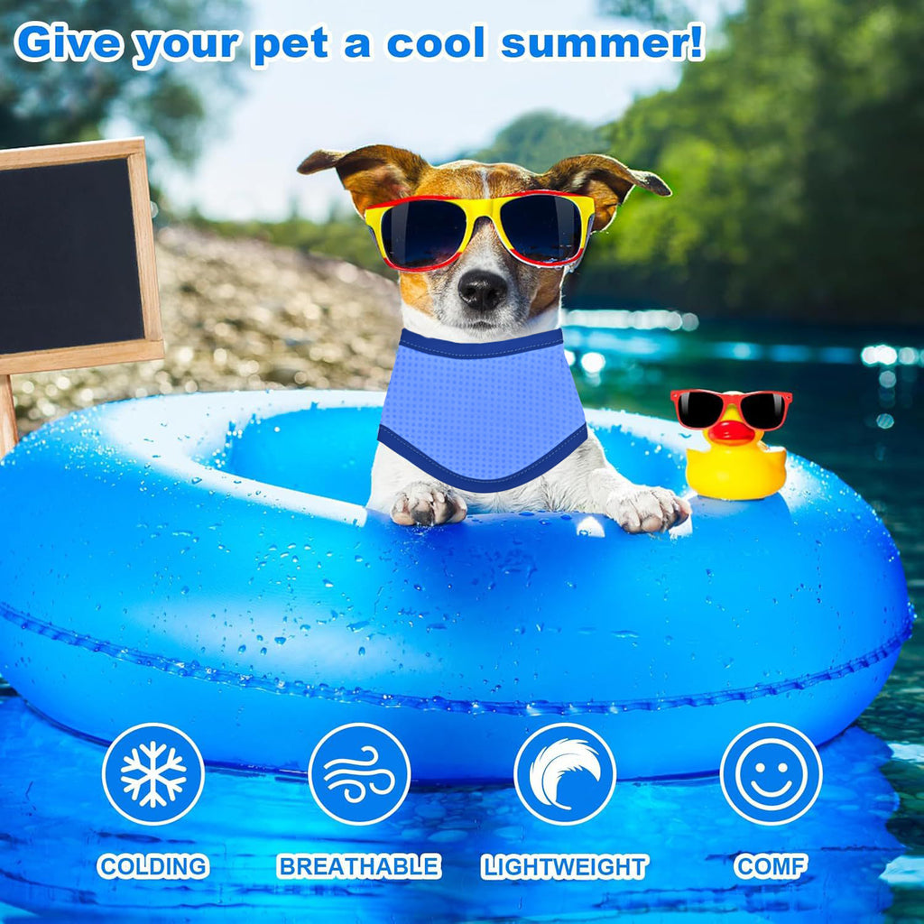Pet Cooling Scarf Towel Summer Breathable