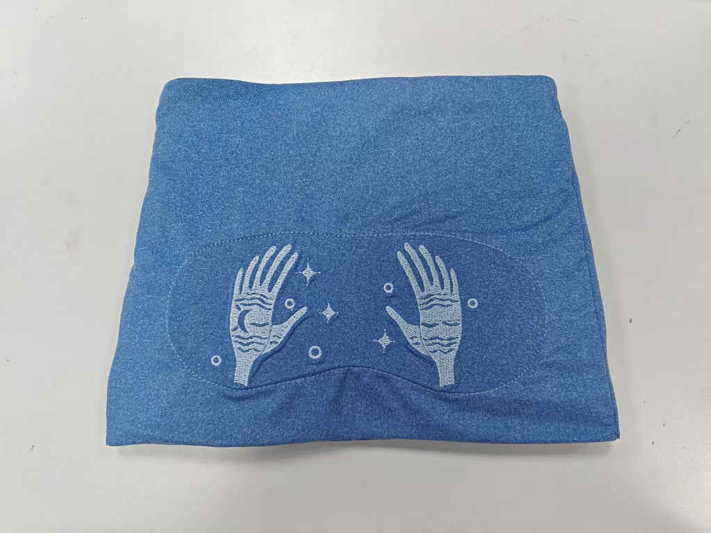 Reusable hot cold therapy eye mask